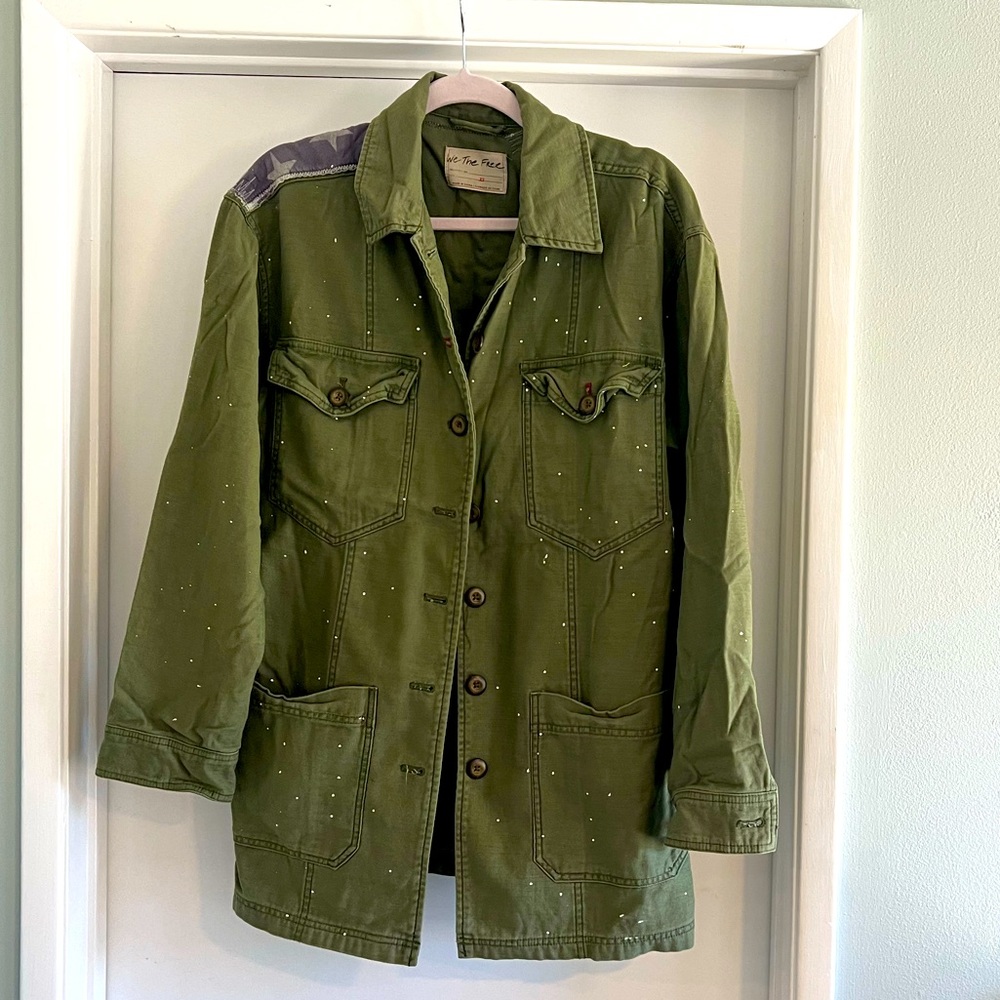 We the Free army jacket